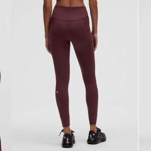 lululemon athletica fast and free high rise *28 inseam